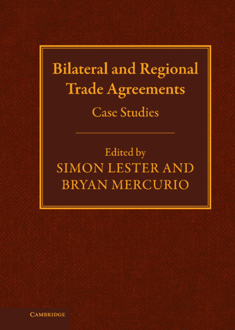 Cover image for book Bilateral and Regional Trade Agreements
