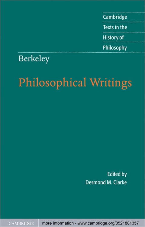Berkeley: Philosophical Writings 