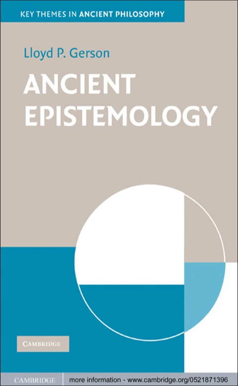 Cover image for book Ancient Epistemology