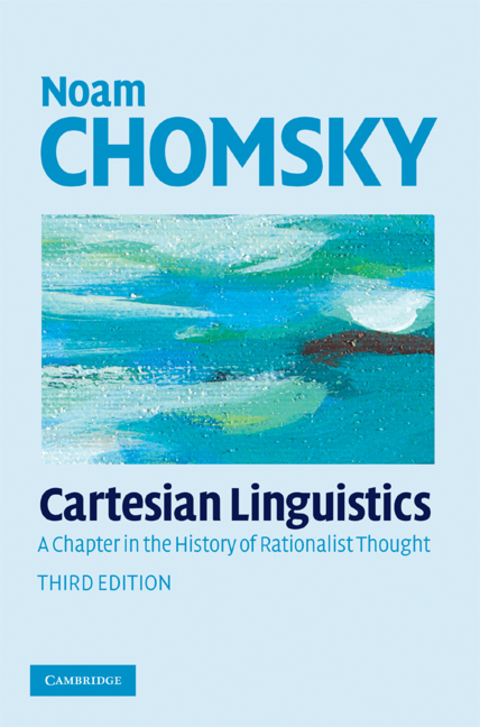Cover image for book Cartesian Linguistics