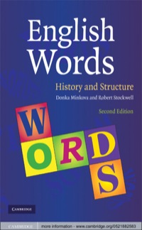 صورة الغلاف: English Words 2nd edition 9780521882583
