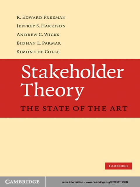 Cover image for book Stakeholder Theory