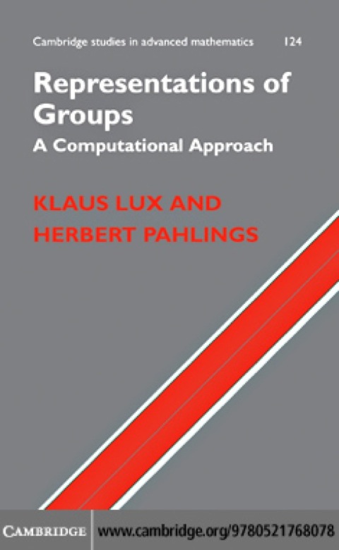 Cover image for book Representations of Groups