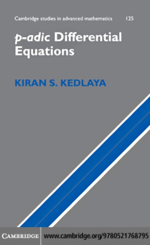 Cover image for book p-adic Differential Equations