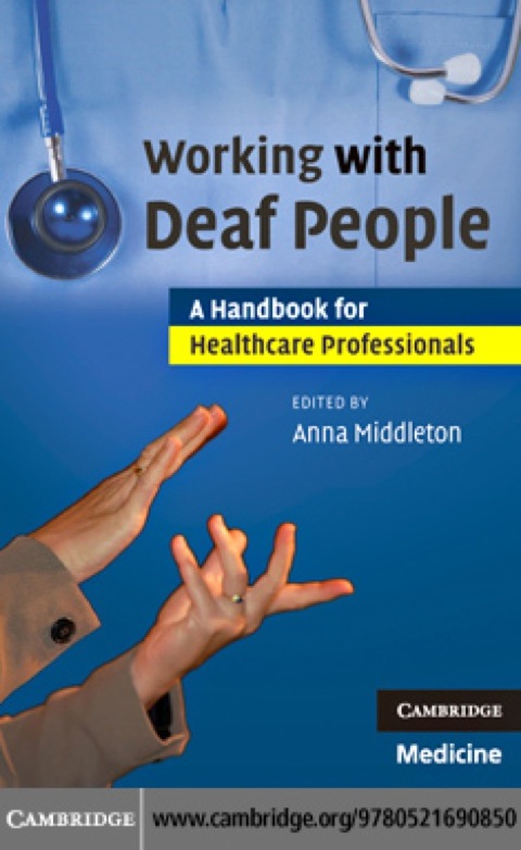 Cover image for book Working with Deaf People