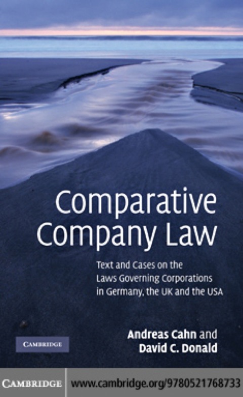 Cover image for book Comparative Company Law