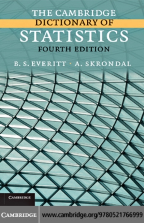 Cover image for book The Cambridge Dictionary of Statistics