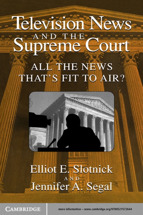 Cover image for book Television News and the Supreme Court
