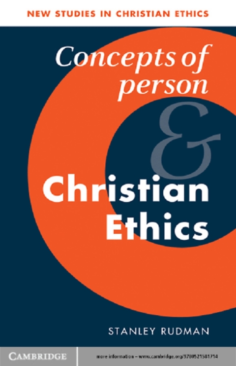 Cover image for book Concepts of Person and Christian Ethics
