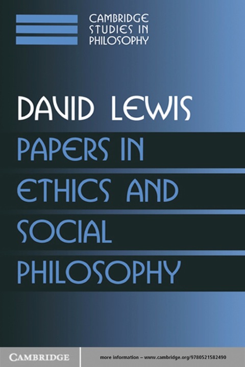 Cover image for book Papers in Ethics and Social Philosophy: Volume 3