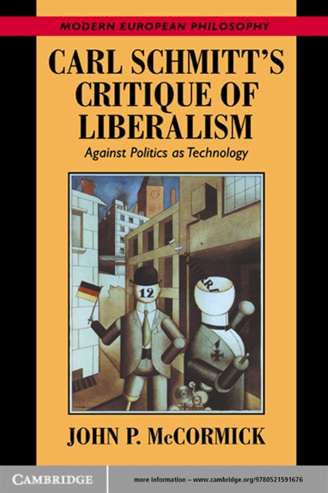 Cover image for book Carl Schmitt's Critique of Liberalism