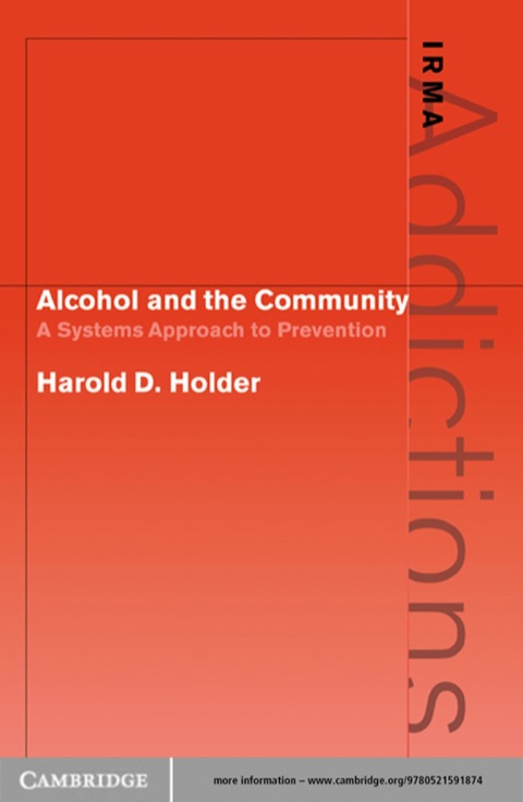 Cover image for book Alcohol and the Community
