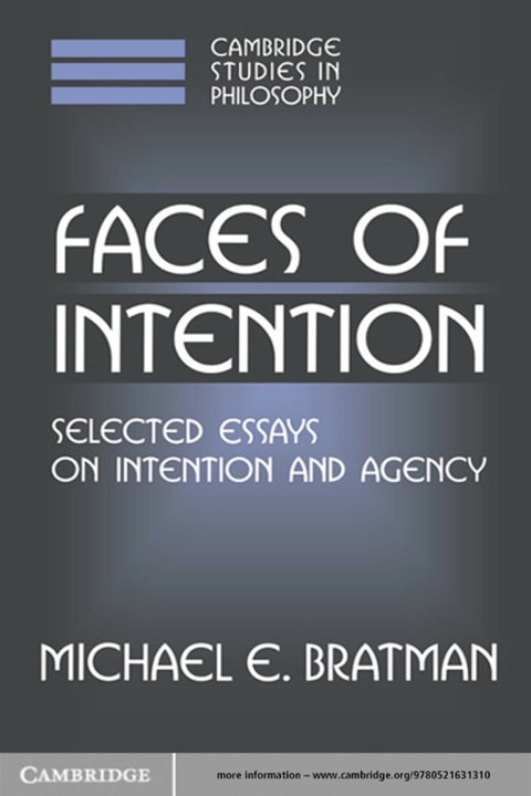 Cover image for book Faces of Intention