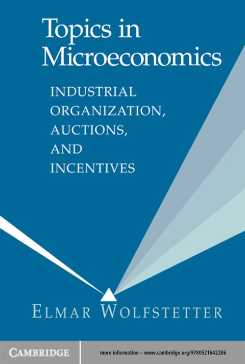 Cover image for book Topics in Microeconomics