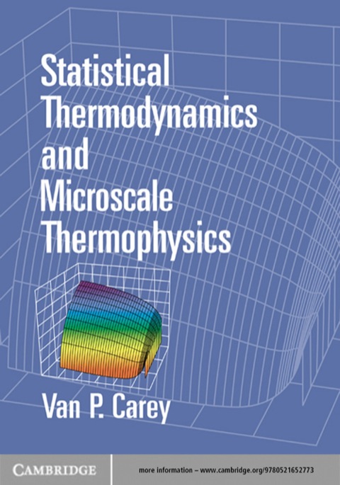 Cover image for book Statistical Thermodynamics and Microscale Thermophysics