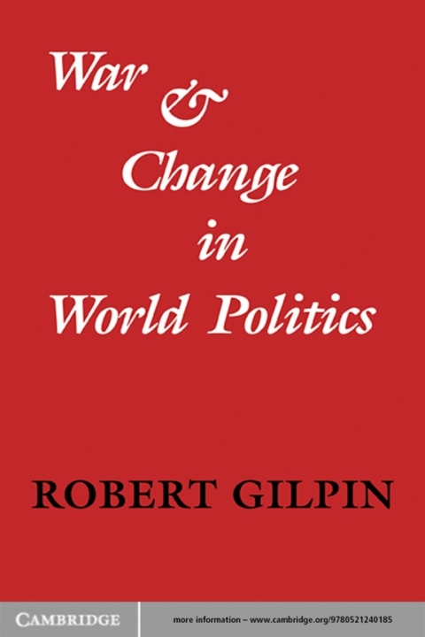Cover image for book War and Change in World Politics