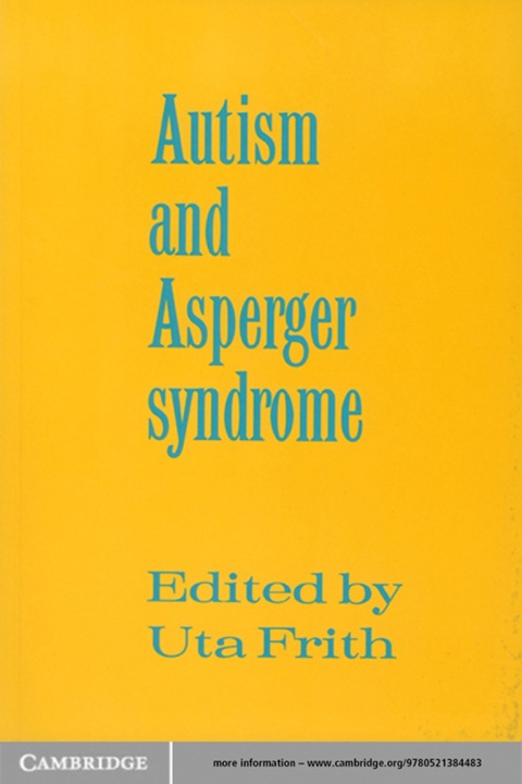Cover image for book Autism and Asperger Syndrome