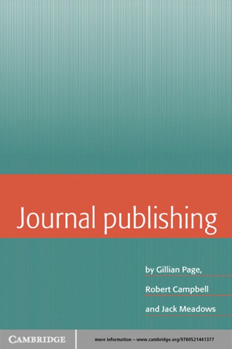 Cover image for book Journal Publishing