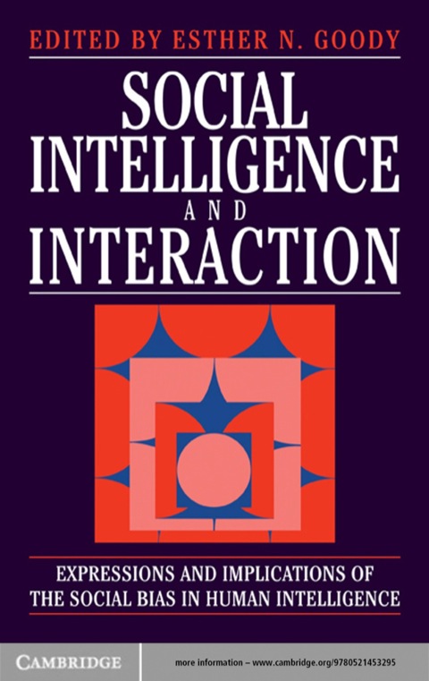 Cover image for book Social Intelligence and Interaction