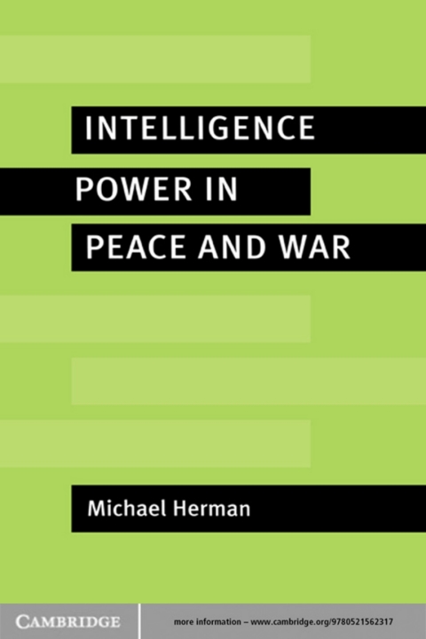 Cover image for book Intelligence Power in Peace and War