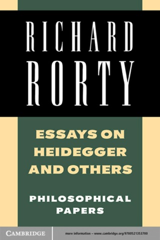 Essays on Heidegger and Others: Volume 2