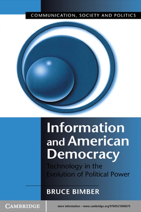 Cover image for book Information and American Democracy