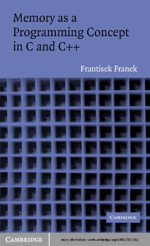 Cover image for book Memory as a Programming Concept in C and C