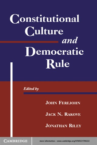 Constitutional Culture and Democratic Rule