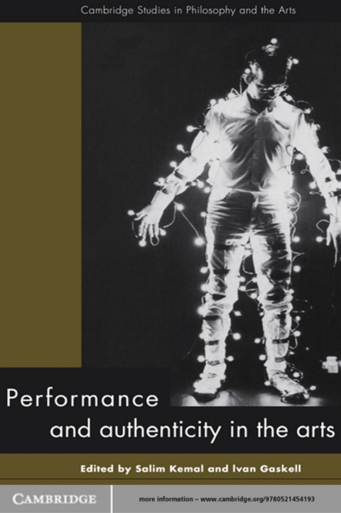 Cover image for book Performance and Authenticity in the Arts