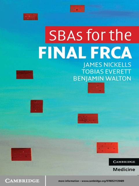 SBAs for the Final FRCA 
