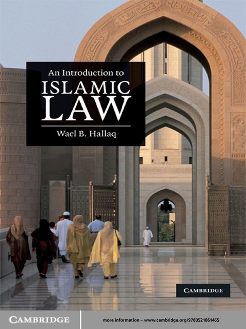 Cover image for book An Introduction to Islamic Law