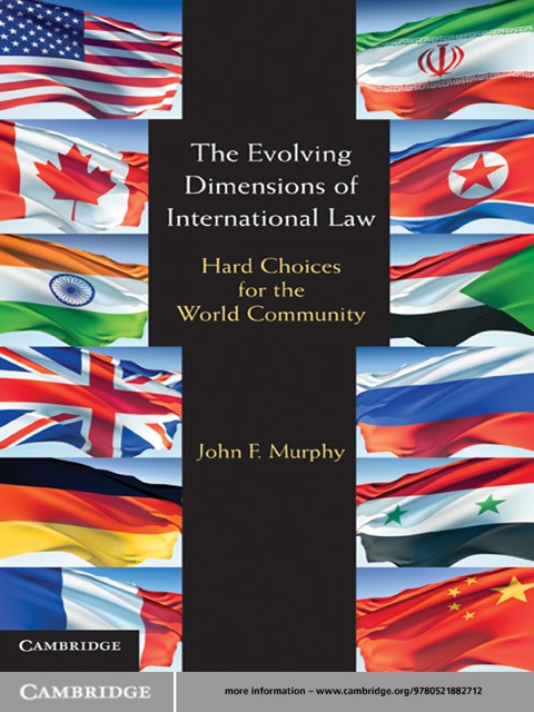Cover image for book The Evolving Dimensions of International Law