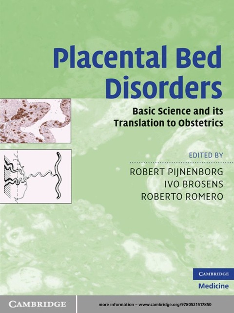 Cover image for book Placental Bed Disorders
