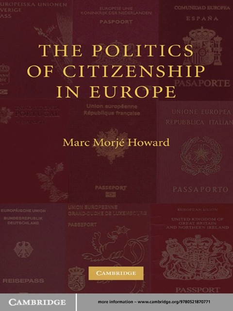 Cover image for book The Politics of Citizenship in Europe