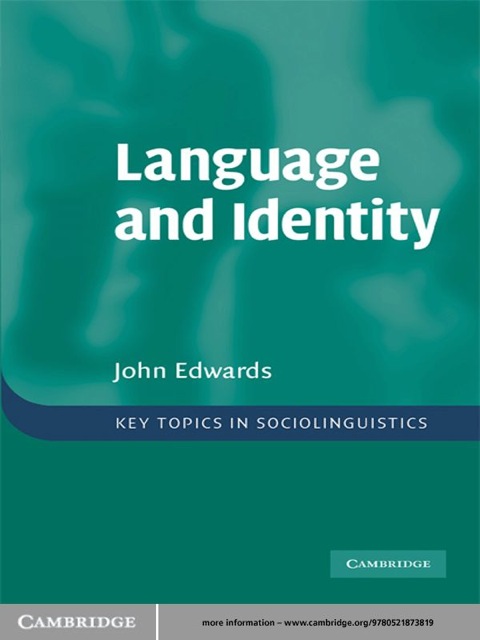 Cover image for book Language and Identity