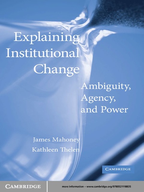 Explaining Institutional Change 