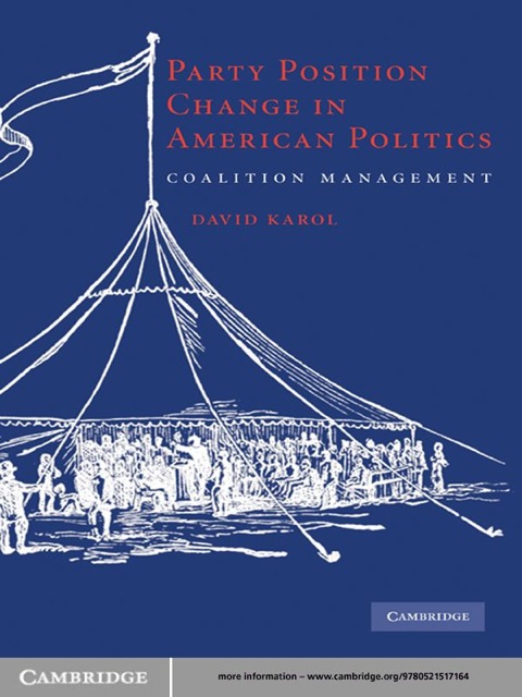 Cover image for book Party Position Change in American Politics