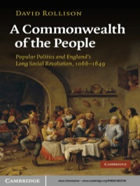 Titelbild: A Commonwealth of the People 1st edition 9780521853736
