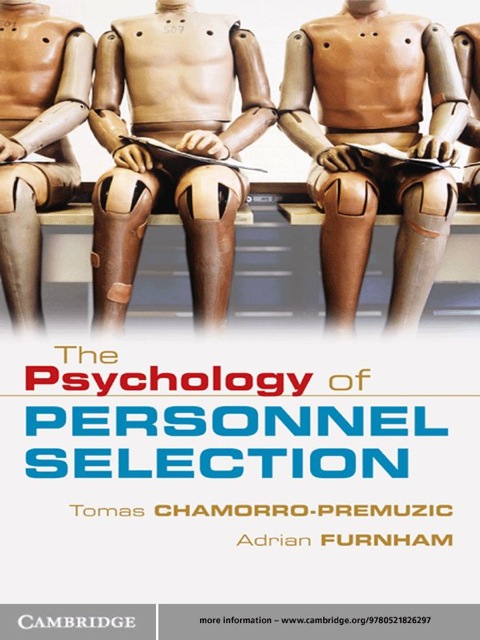 Cover image for book The Psychology of Personnel Selection