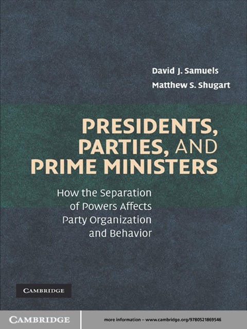 Cover image for book Presidents, Parties, and Prime Ministers