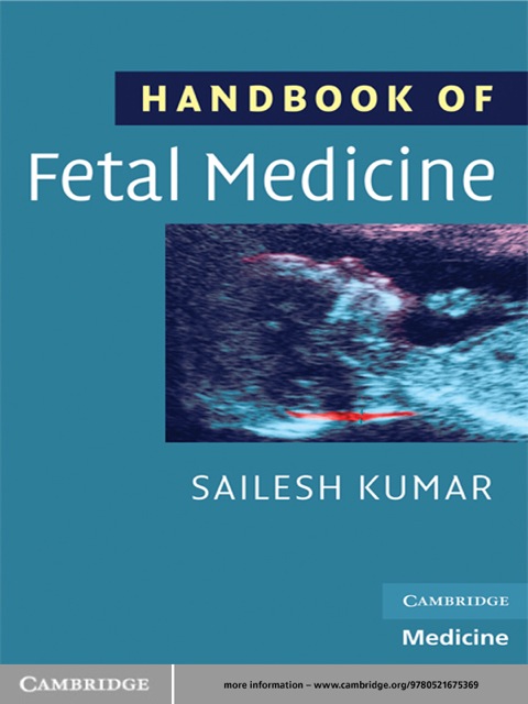 Cover image for book Handbook of Fetal Medicine