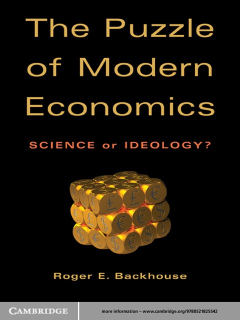 Cover image for book The Puzzle of Modern Economics
