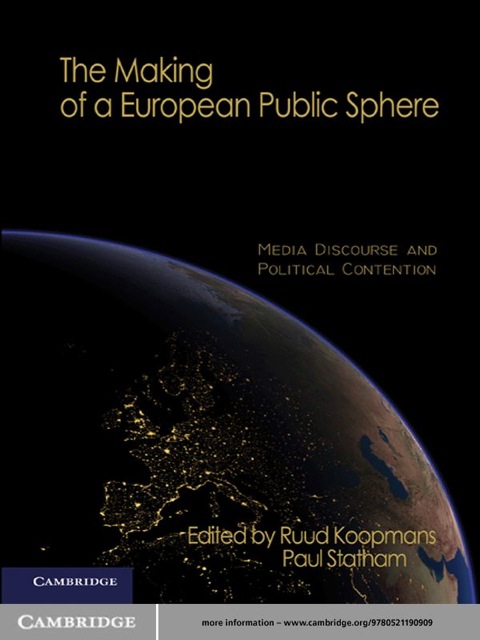 Cover image for book The Making of a European Public Sphere
