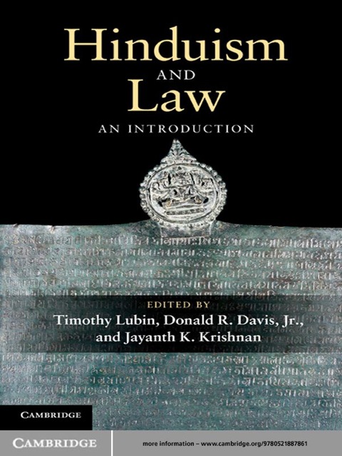 Cover image for book Hinduism and Law