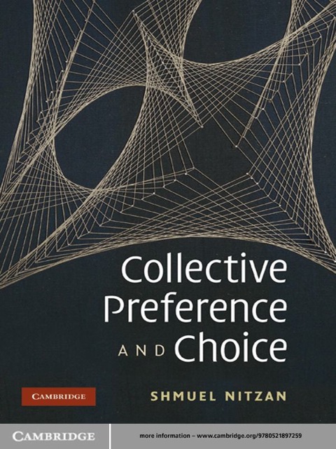 Cover image for book Collective Preference and Choice