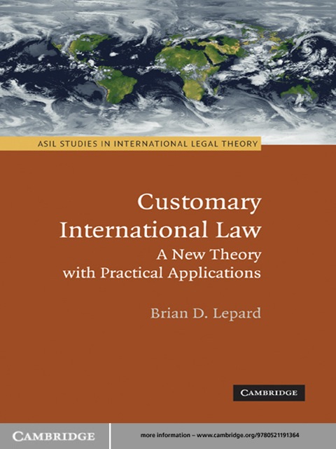 Cover image for book Customary International Law