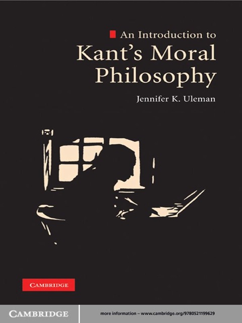 Cover image for book An Introduction to Kant's Moral Philosophy