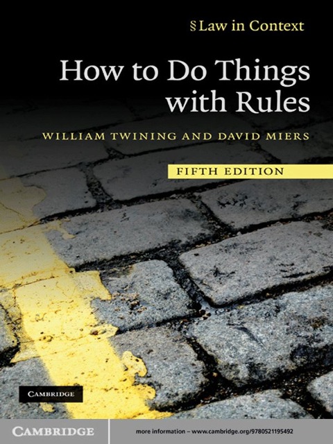 Cover image for book How to Do Things with Rules