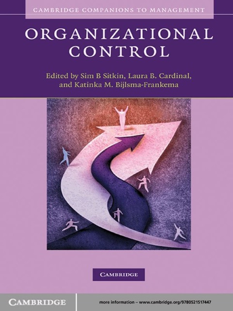 Cover image for book Organizational Control