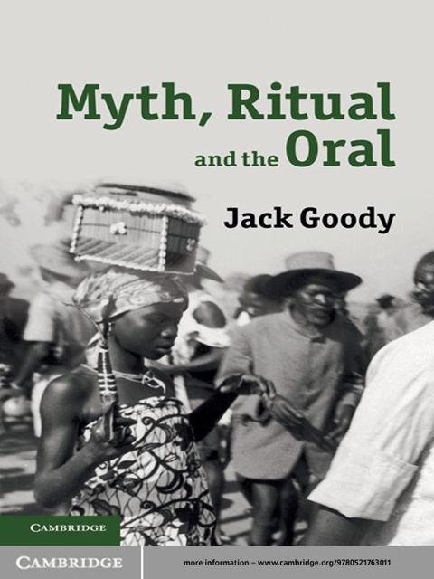Cover image for book Myth, Ritual and the Oral